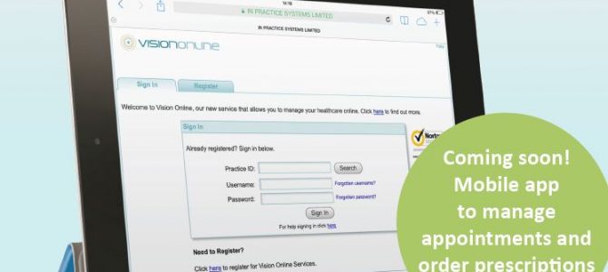 Online service for repeat prescription & appointment booking Online service for repeat prescription & appointment booking